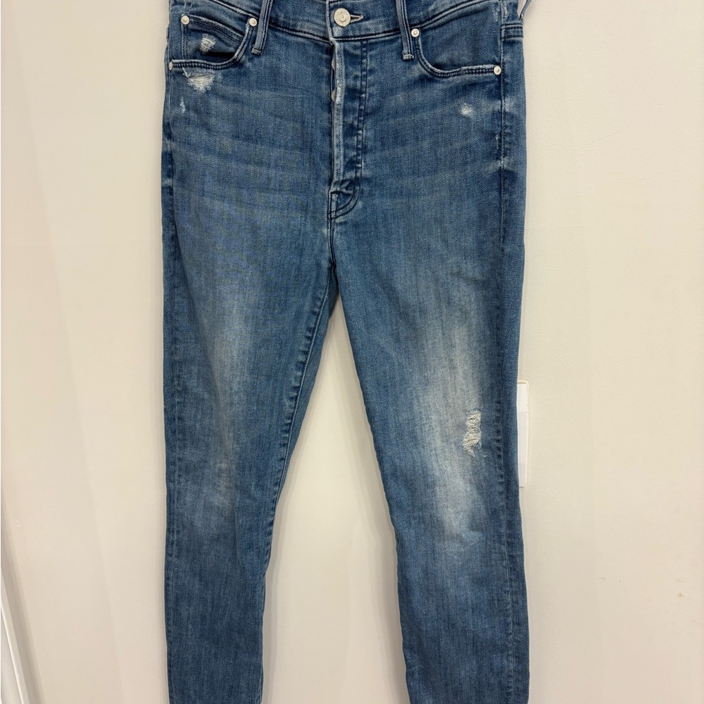 MOTHER Classic Blue Denim Jeans